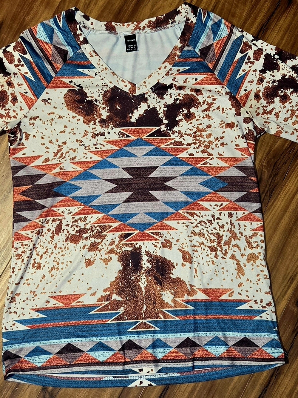 Ranlege Womens Long Sleeve Aztec Size Small